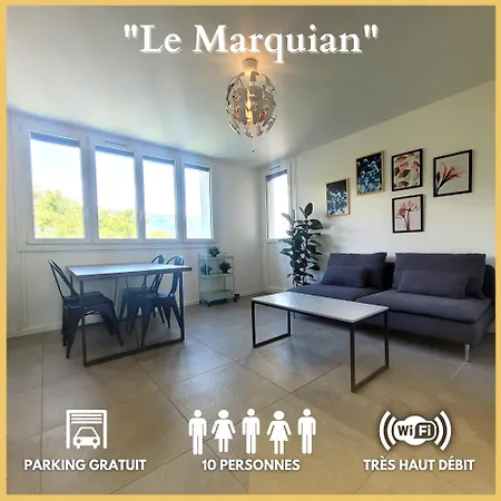 Le Marquian - Lumineux 4 Avec Parking Apartment Grenoble